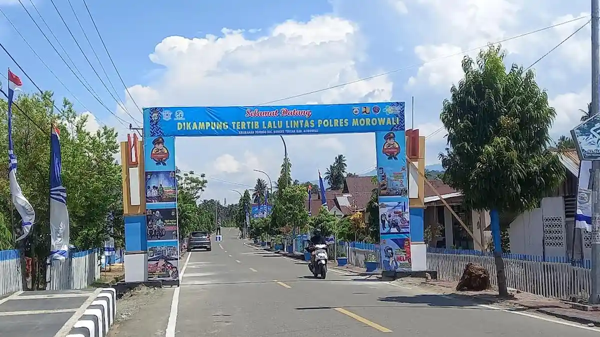 Menyusuri Kampung Tertib Lalulintas di Kelurahan Tofoiso Morowali