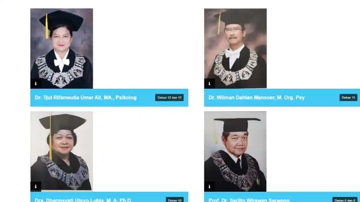Bagus Takwin Dekan Fakultas Psikologi UI yang Ke-14, Ini Daftar Dekan FPSI UI
