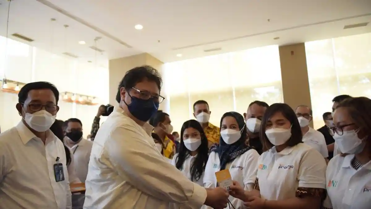 Menko Airlangga Kunjungi Medan, Kota dengan Peserta Program Kartu Prakerja Terbanyak di Sumatera