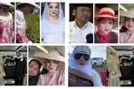 Netizen Soroti Dandan Heboh dan Outfit Noni Belanda Ala Istri Gubernur Kaltim Sarifah Suraidah