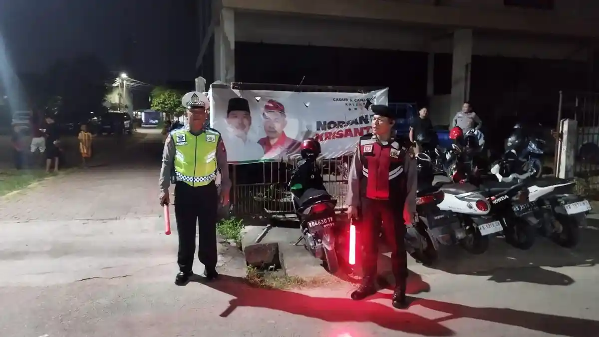 Dijaga Polisi, Kampanye Paslon Wali Kota Singkawang Nomor Urut 02 Berjalan Kondusif