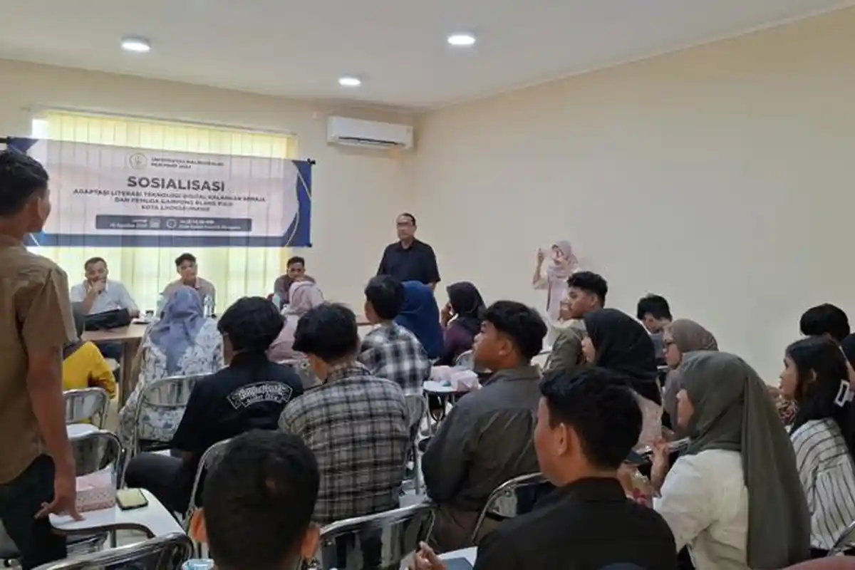 Dosen FISIP Unimal Sosialisasi Literasi Digital ke Pemuda dan Remaja di Lingkungan Kampus