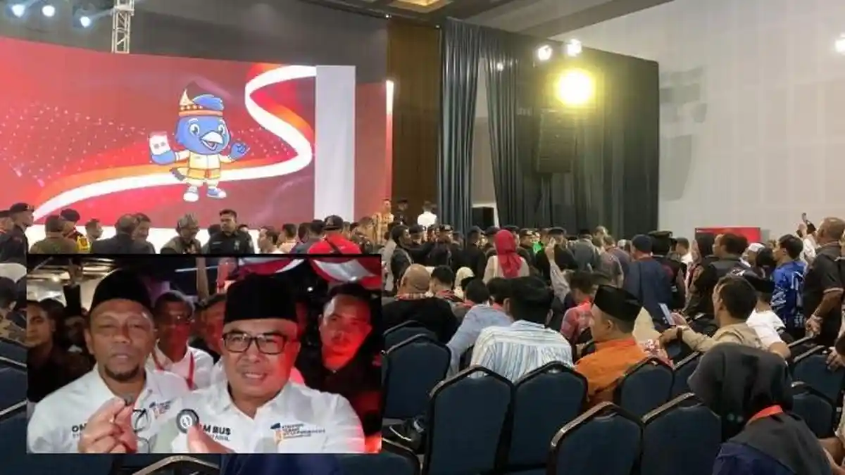 Ricuh Debat Pilkada Aceh 2024, Cagub Bustami Diduga Pakai Clip On, Pendukung Paslon 02 ke Panggung