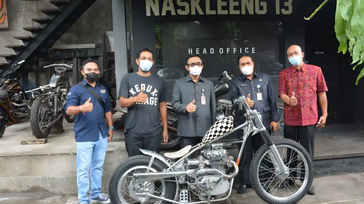 MANTAP, Dua Motor Kustom Karya Builder Bali Kedux Garage & AMS Garage Dipamerkan di Tokyo Jepang