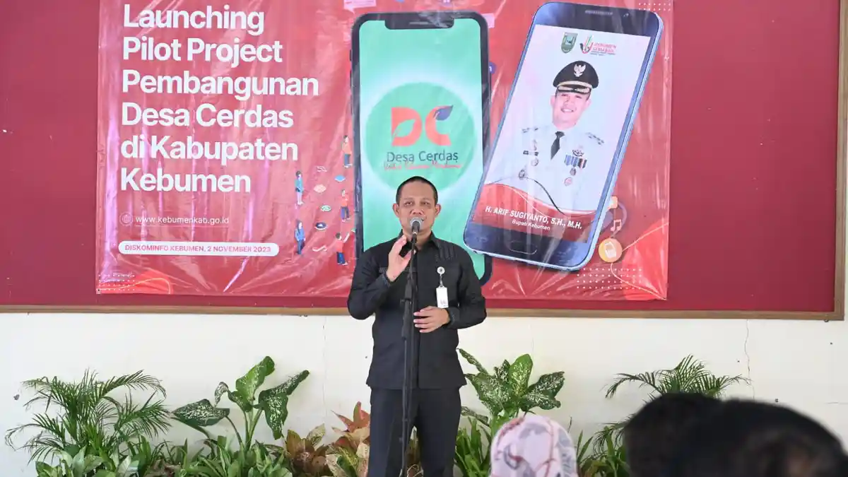 Bupati Kebumen Launching Proyek Pembangunan Desa Cerdas