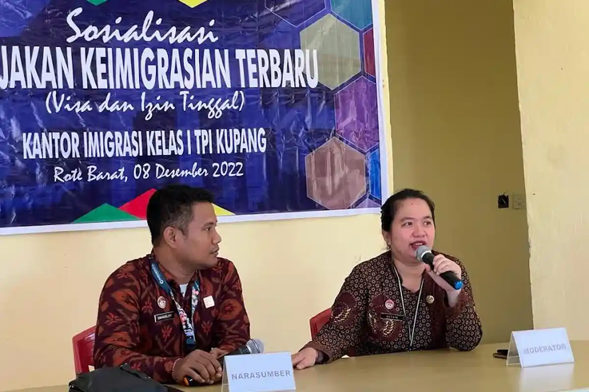 Terkait E-VOA dan Second Home Visa, Imigrasi Kupang Datangi Nembarala Rote