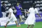 Keseruan Nana Mirdad Bermain Futsal