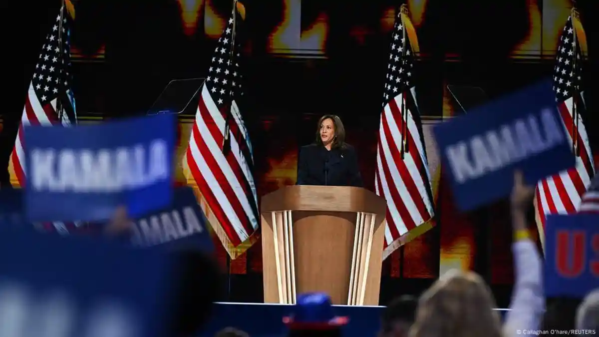 Kamala Harris Tutup Konvensi Demokrat, Serukan Akhiri Perang Israel-Hamas