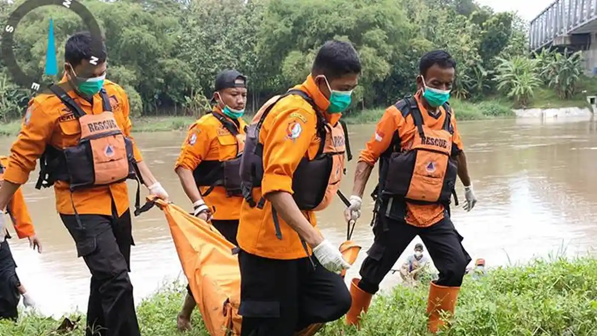 Perempuan Ditemukan Tak Bernyawa di Sungai Bengawan Solo Bojonegoro