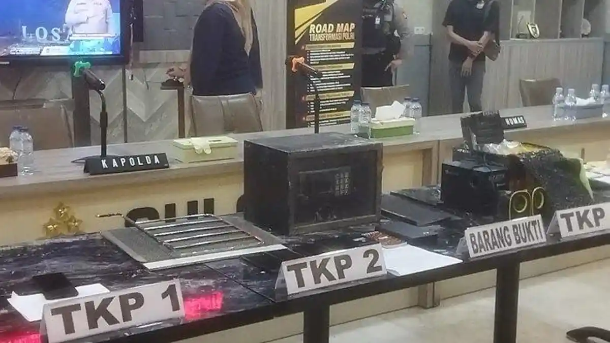 Penampakan Brankas Narkoba yang Ditemukan di Kampus Universitas Negeri Makassar