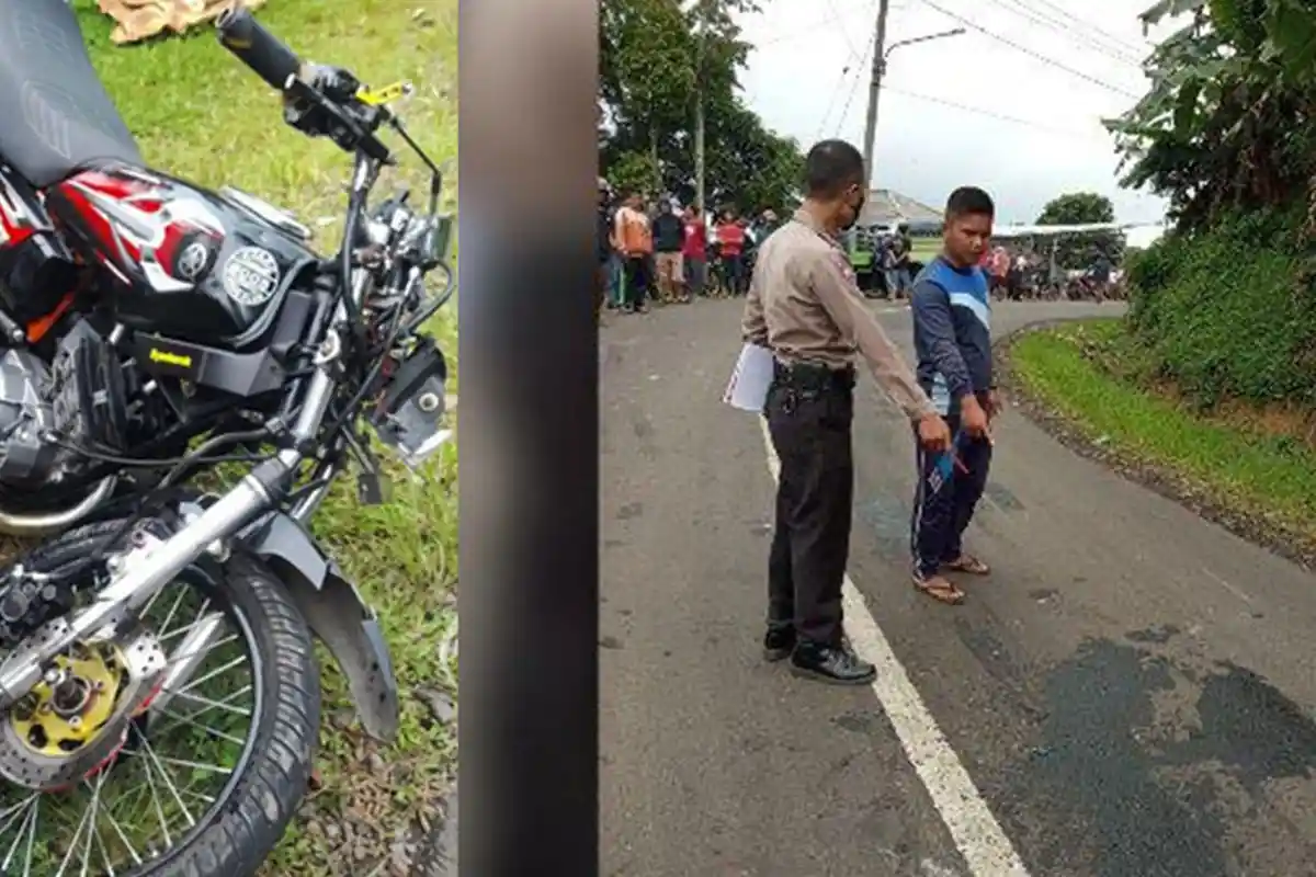 Kecelakaan Maut Adu Banteng, Dua Orang Tewas Setelah Motor RX King Bertabrakan dengan Truk
