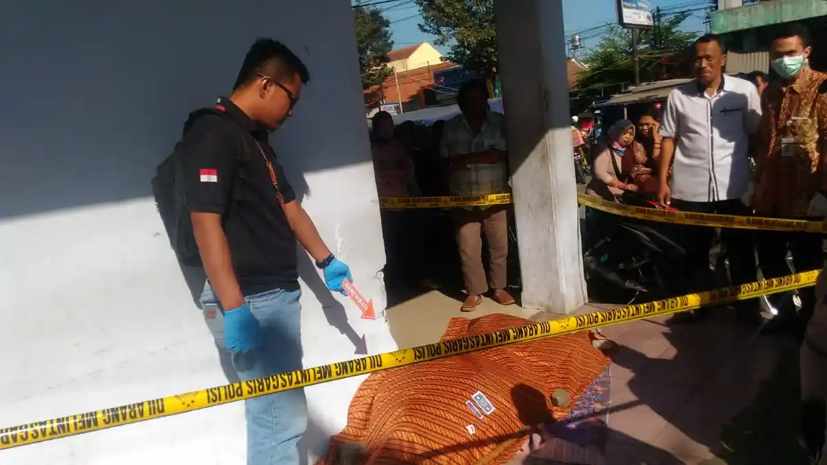 Pria Bertatto Daun Waru di Lengan Kiri Ditemukan Meninggal di Pasar Kebumen, Polisi Temukan Obat Ini