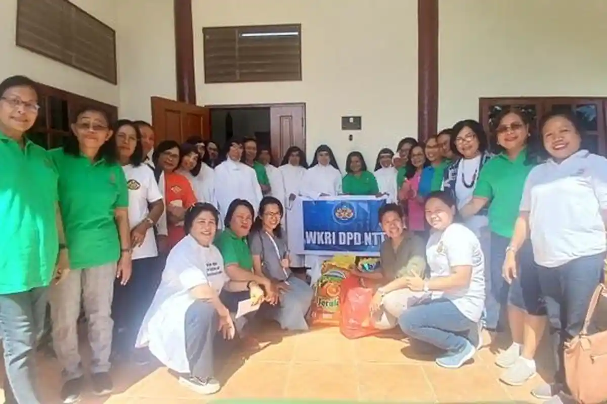 Kunjungi Biara Susteran Benediktin, WKRI DPD NTT Adakan Pemeriksaan Kesehatan Gratis 