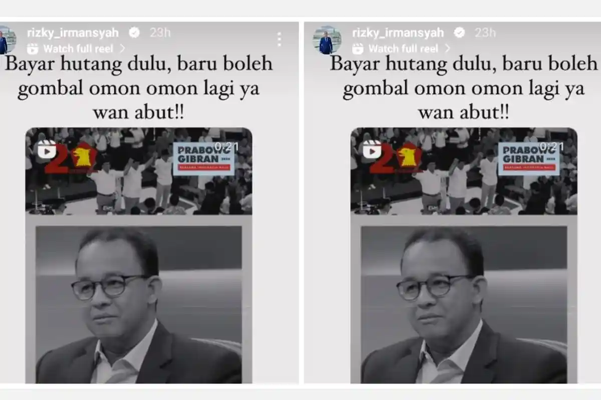 Ajudan Prabowo ke Anies Baswedan: Bayar Utang Dulu!