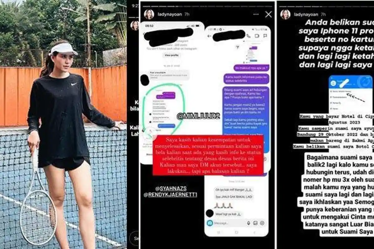 Isi Chat Mesra Rendy Kjaernett dan Syahnaz yang Diungkap Lady Nayoan, Saling Panggil Istriku Suamiku