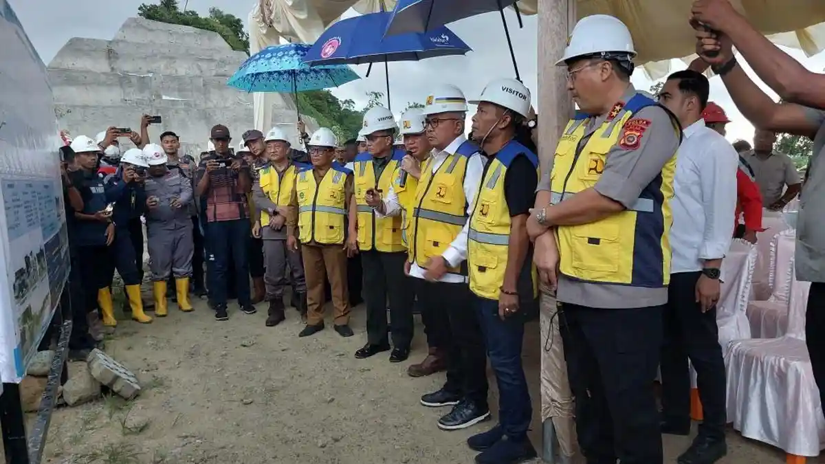 Pj Gubernur Aceh Bustami Hamzah Tinjau Bendungan Rukoh di Pidie, Begini Perkembangannya