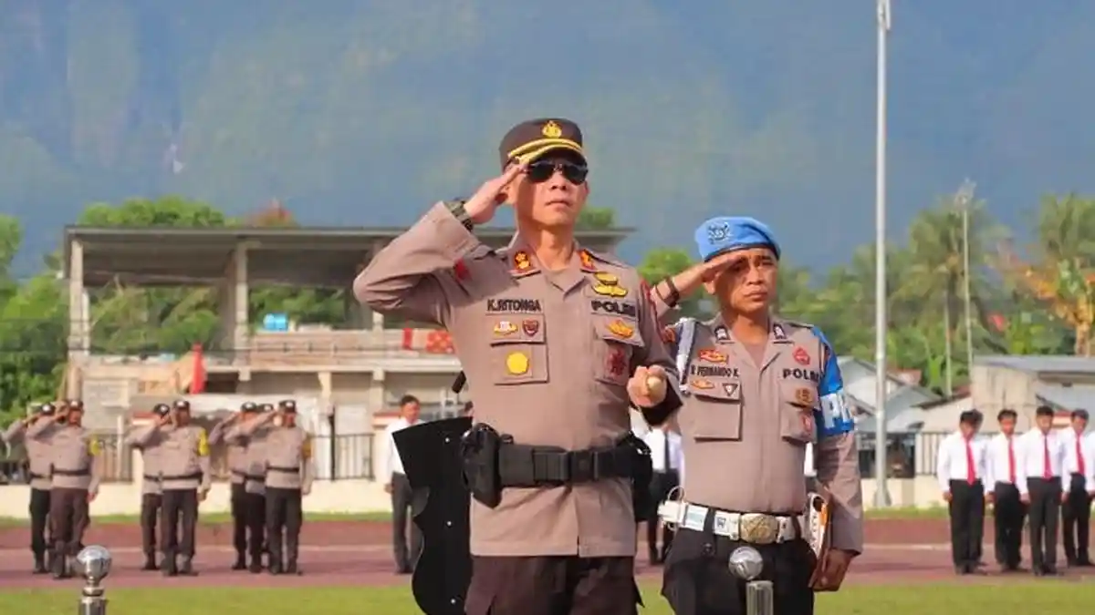 Kapolres Sigi Pimpin Upacara Hari Kesadaran Nasional, Tegaskan Loyalitas dan Integritas Personel