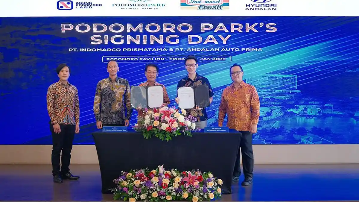 Perkuat Konsep Hunian Terintegrasi, Podomoro Park Gandeng  Indomaret Fresh dan Hyundai Andalan