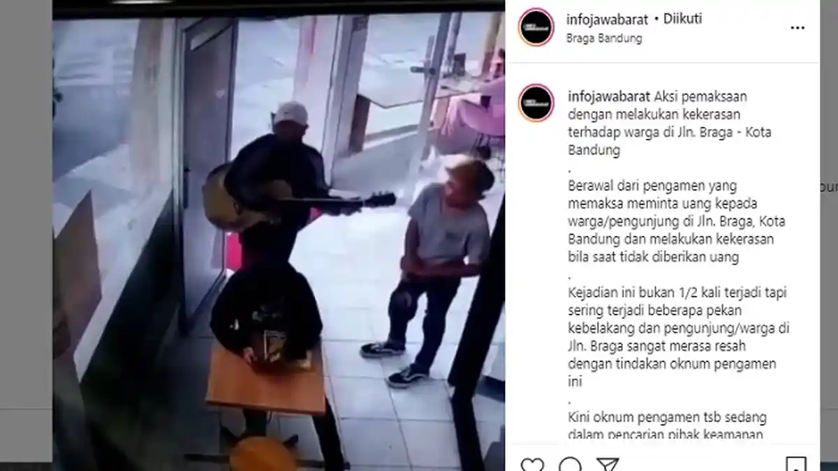 Ramai Video Pengamen Cekcok dengan Pengunjung, Dikabarkan Kejadian di Bandung