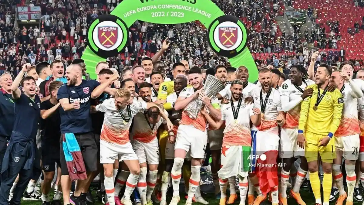 Fakta Hasil Final Fiorentina vs West Ham: Moyes & The Hammers Buka Puasa, Perpisahan Declan Rice
