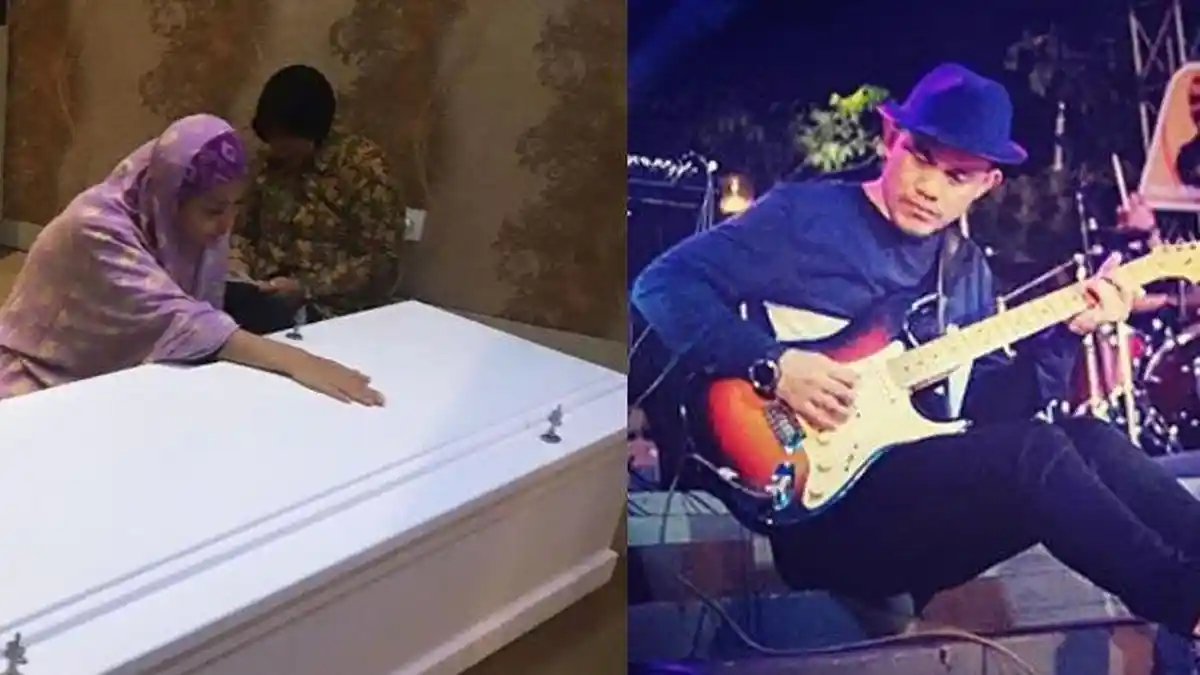 Selepas Subuh, Anak Herman Seventeen Selalu Datangi Makam sang Ayah dan Ucapkan Pesan Menyentuh