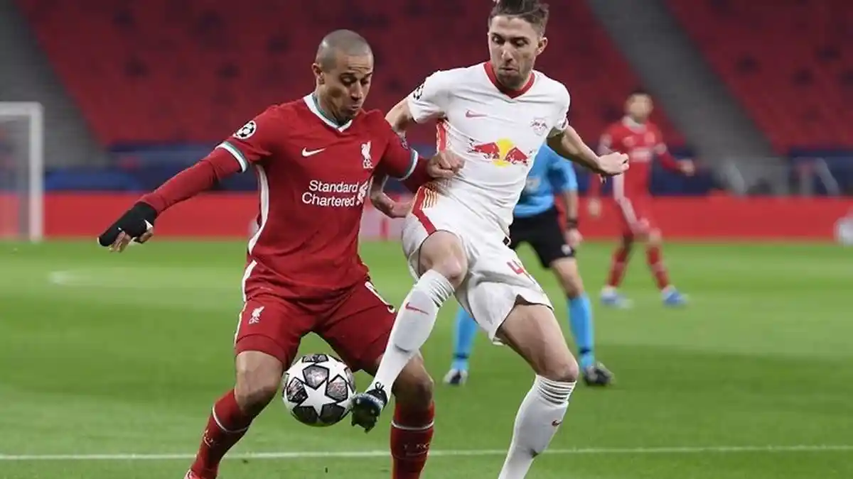 Babak 1 Liverpool Vs RB Leipzig, Laga Kandan di Luar Anfield Anak Asuh Juergen Klopp Main Aman