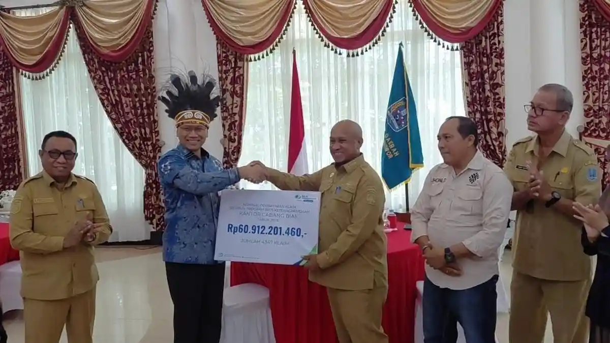 Dirut BPJS Ketenagakerjaan Apresiasi Pemkab Biak Numfor Lindungi Pekerja