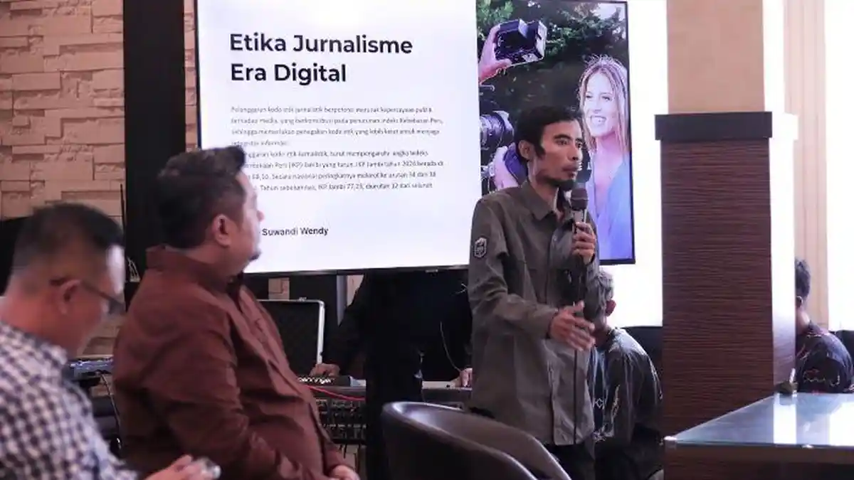 Lewat Workshop, Jurnalis Jambi Diajak Menyegarkan Pemahaman tentang Kode Etik Profesi
