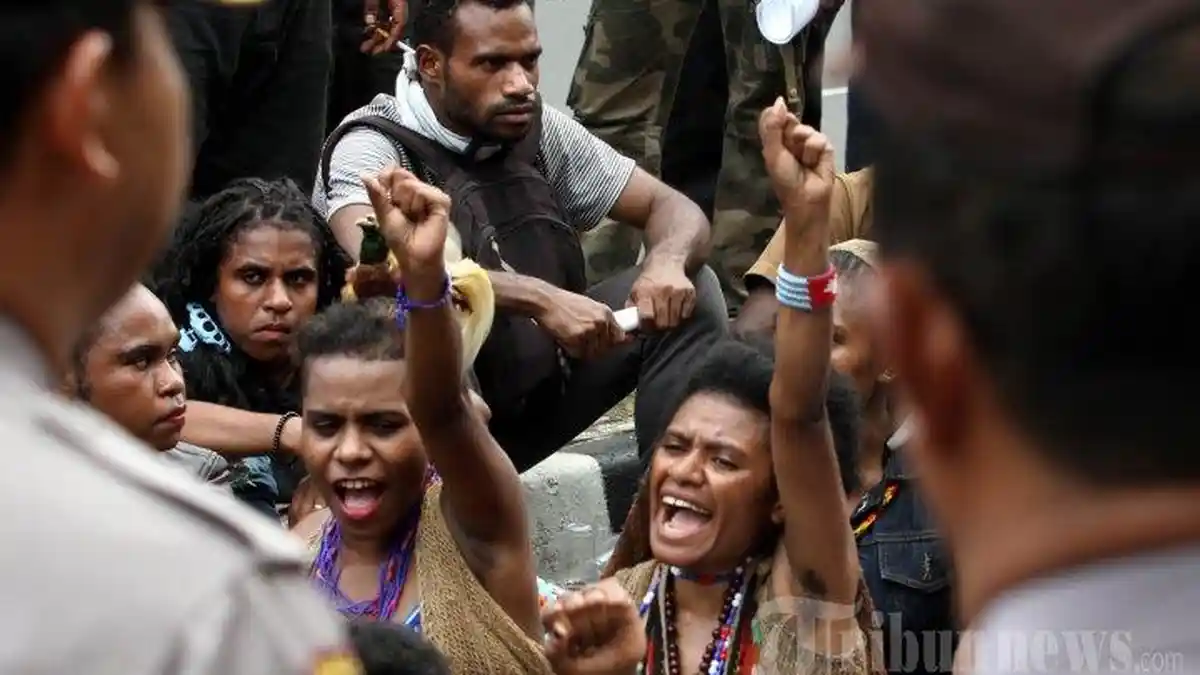 Demo Hari Ini, Mahasiswa Papua dan Front Persaudaraan Islam di Pospol Merbar dan Komnas HAM