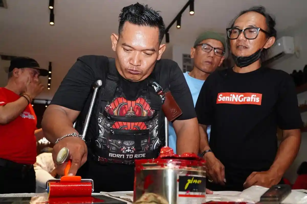 BMI Gandeng Disabilitas dan Pemuda Memperkenalkan Seni Cukil Lino