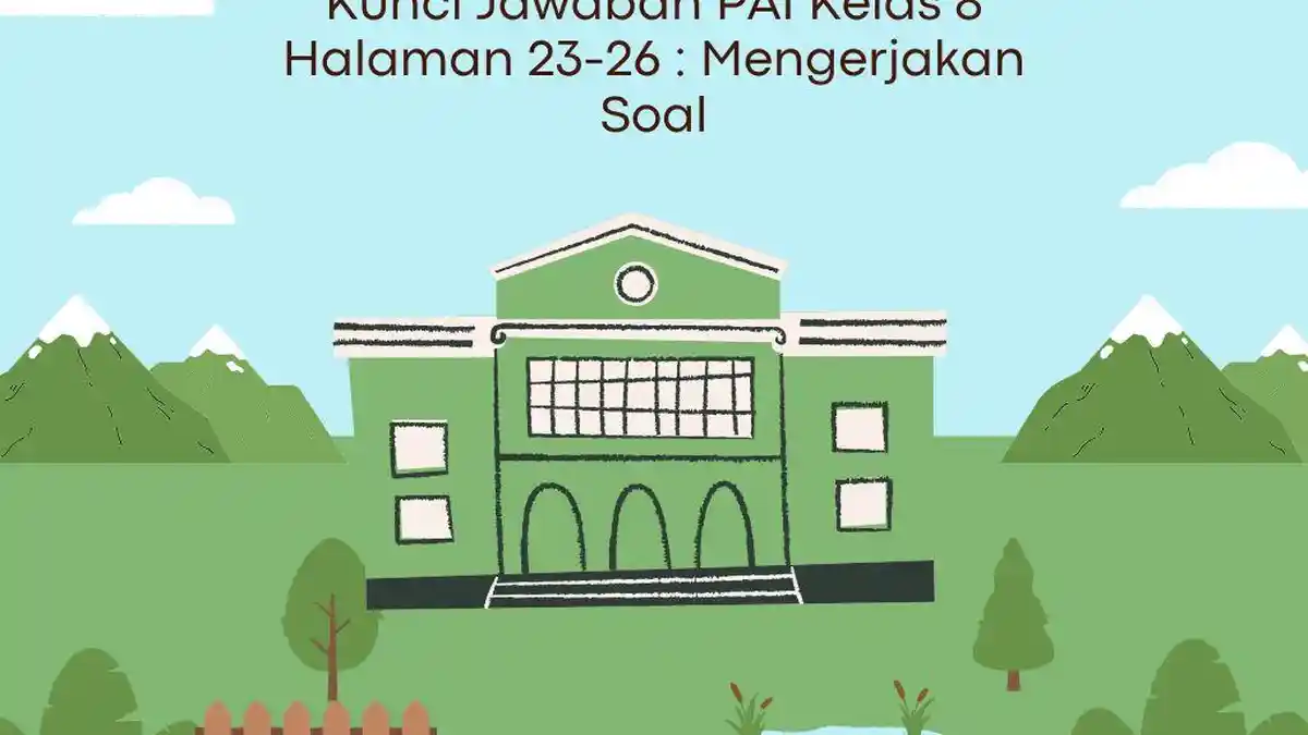 Kunci Jawaban PAI Kelas 8 Halaman 23-26 : Mengerjakan Soal