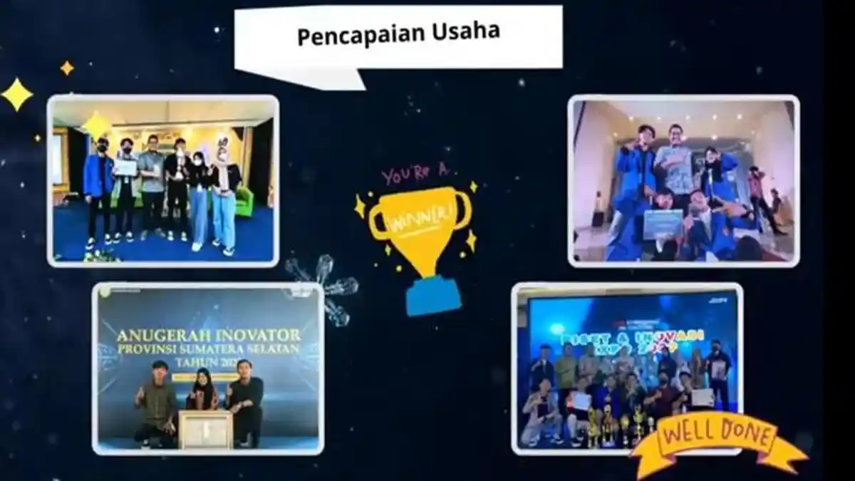 Tim Inovator Center Universitas Bina Darma Lolos Final Bisnis Berjalan Pada EA VII 2023