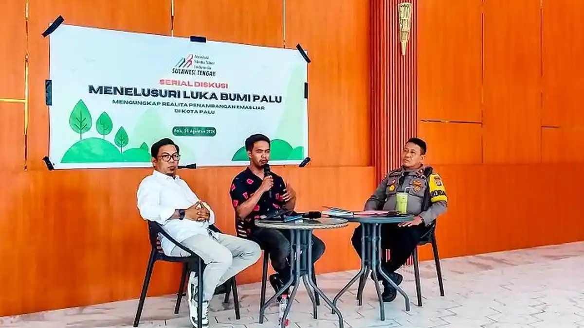 AMSI Sulteng Gelar Diskusi, Ungkap Realita Penambangan Emas di Palu