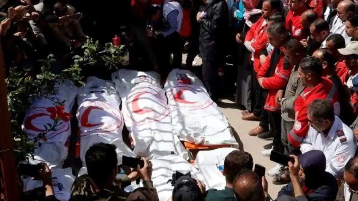 VIDEO Bukti Tentara Israel Tembaki Paramedis dan Ambulans Rotator Menyala: Dibantai di Rafah