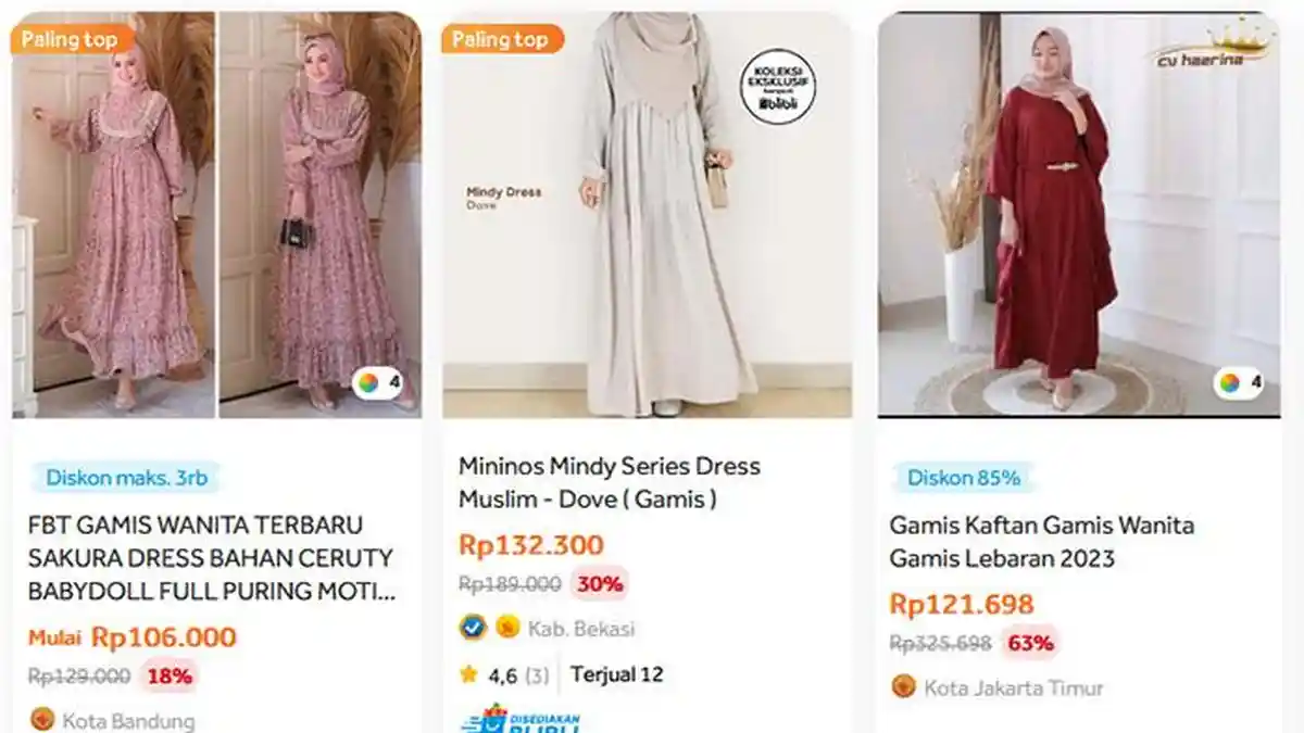 Rekomendasi Baju Wanita Untuk Lebaran