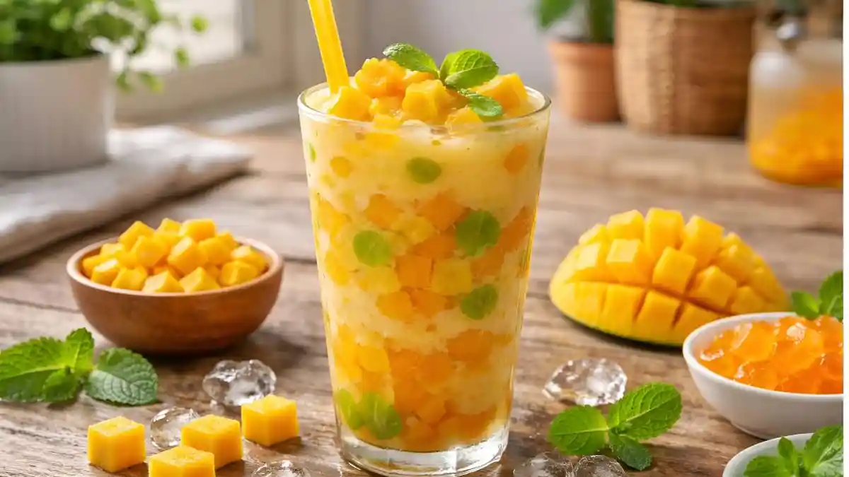 Resep Es Jelly Mangga Kocok, Menu Takjil Ramadan yang Menyegarkan