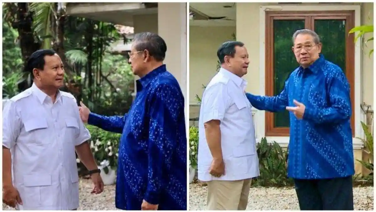 Hari Terakhir Pendaftaran di KPU, Prabowo-Gibran Kompak Pakai Baju Biru Hingga ke Minta Restu SBY