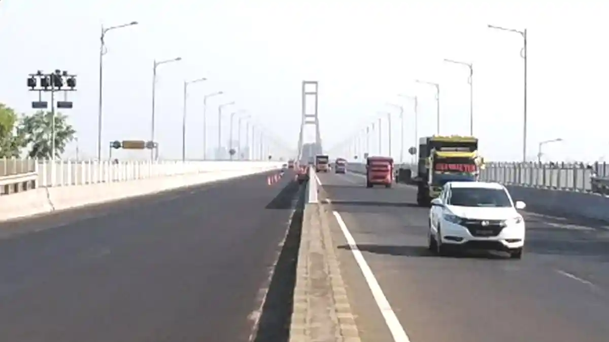 6.000 Pegowes bakal Tutup Satu Jalur Jembatan Suramadu pada Minggu 22 September 2019