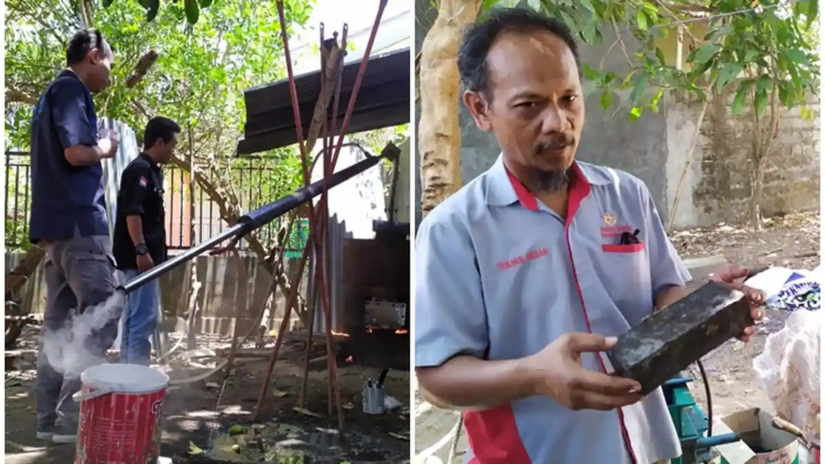 Luar Biasa, Sampah Plastik Dijadikan Bahan Bakar Alternatif dan Paving Block