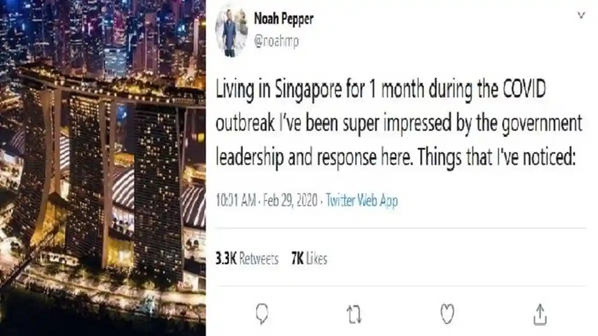 Tinggal Sebulan di Singapura, Orang Amerika Ini Dibuat Terkesan Pemerintah Sikapi Virus Corona