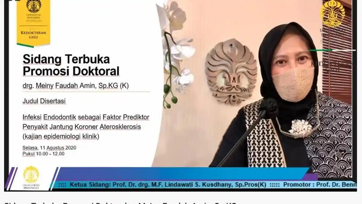 Hasil Riset Doktor FKG UI Temukan Pengaruh Infeksi Gigi Terhadap Penyakit Jantung Koroner
