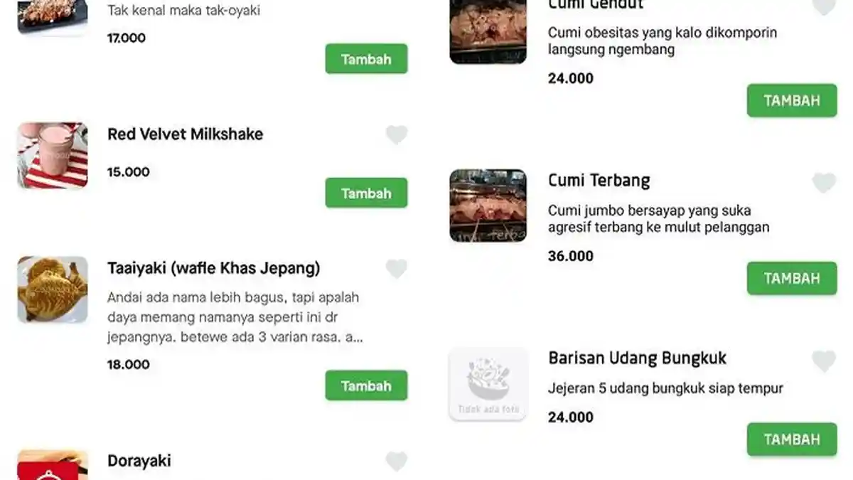 Dijamin Ngakak, 5 Tempat Makan Ini Sengaja Bikin Deskripsi Kocak di GoFood