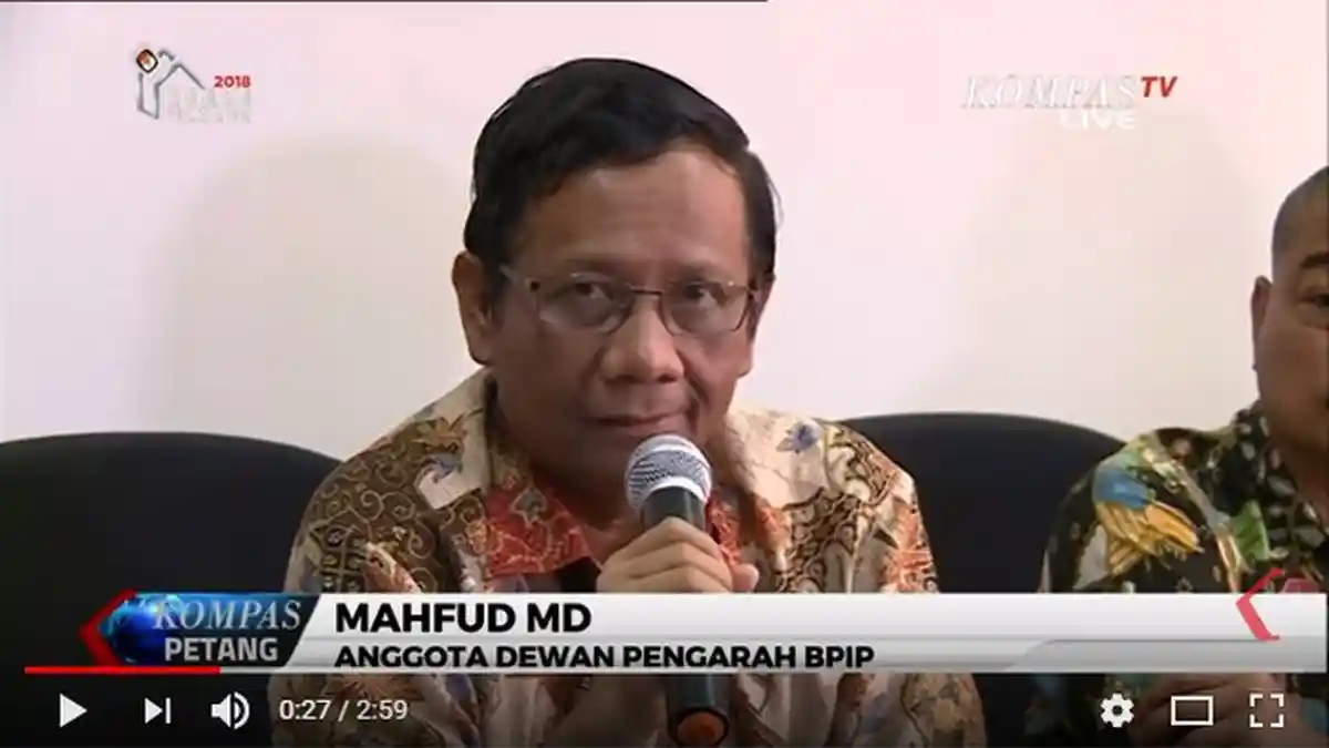 Santer Disebut Cawapres Representasi Kader NU, Ketua PBNU Pertanyakan Kiprah Mahfud MD di NU