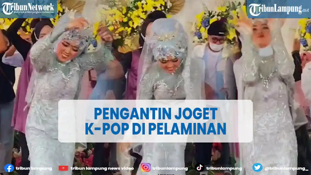 Viral Aksi Pengantin Joget K-Pop di Pelaminan