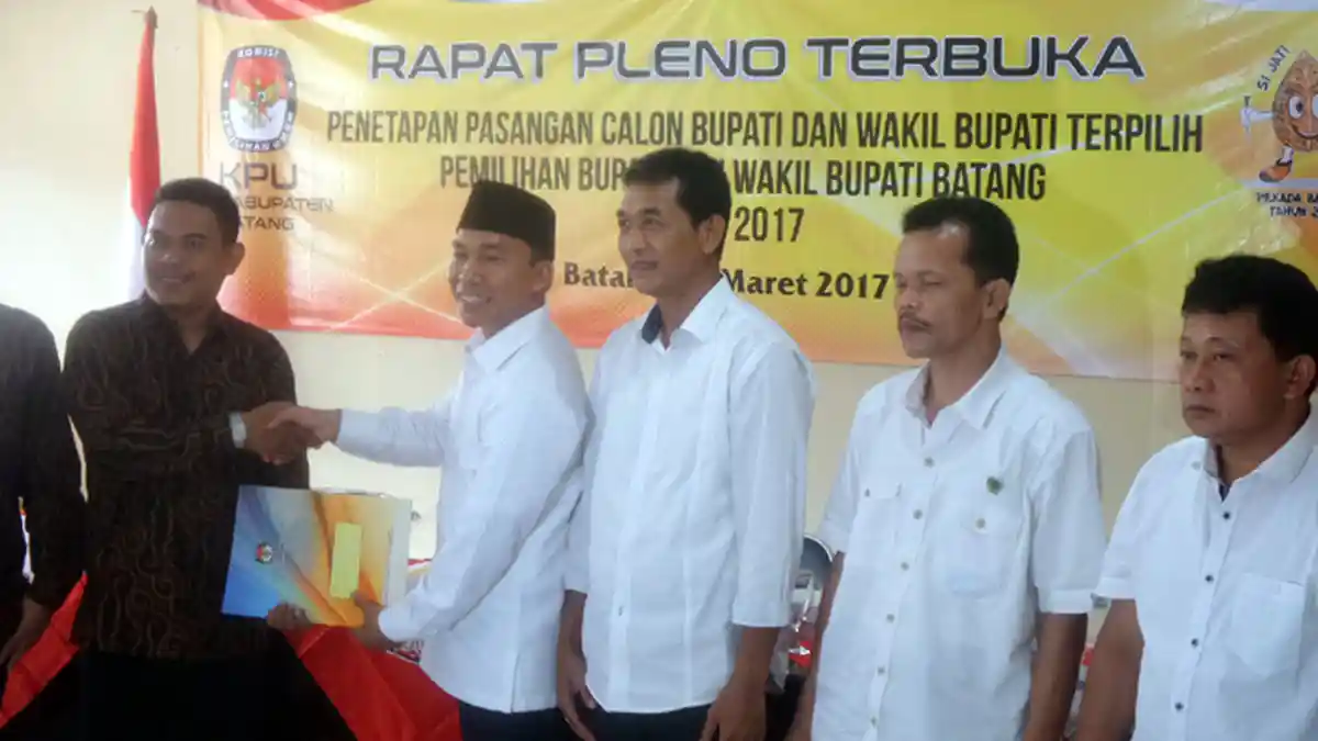 Wihaji Bersyukur Ditetapkan Sebagai Bupati Batang Terpilih