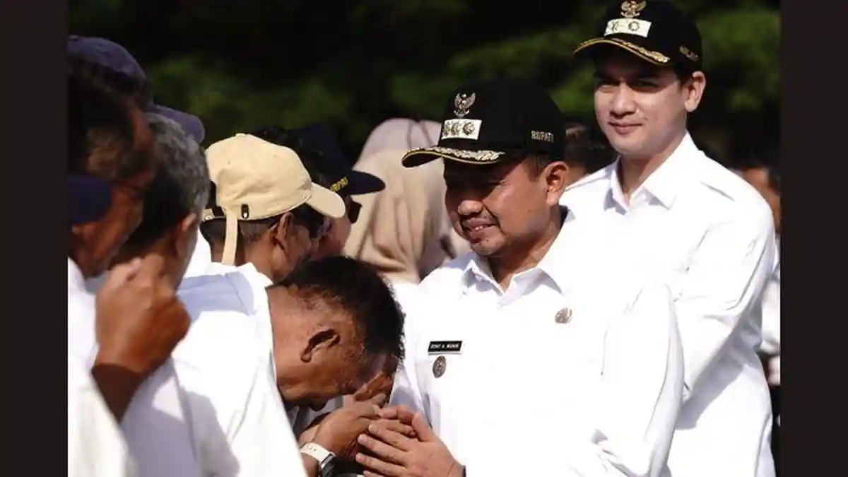 Bupati Sumedang Minta Semua PNS Kerja dengan Semangat Baru saat Apel Perdana Pasca Lebaran