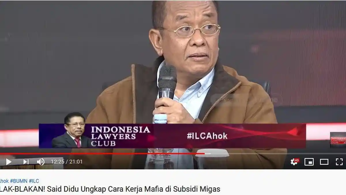 Said Didu Akui Pernah Diusir Menteri terkait Mafia, Minta Arya Sinulingga Beri Tugas Berat pada Ahok
