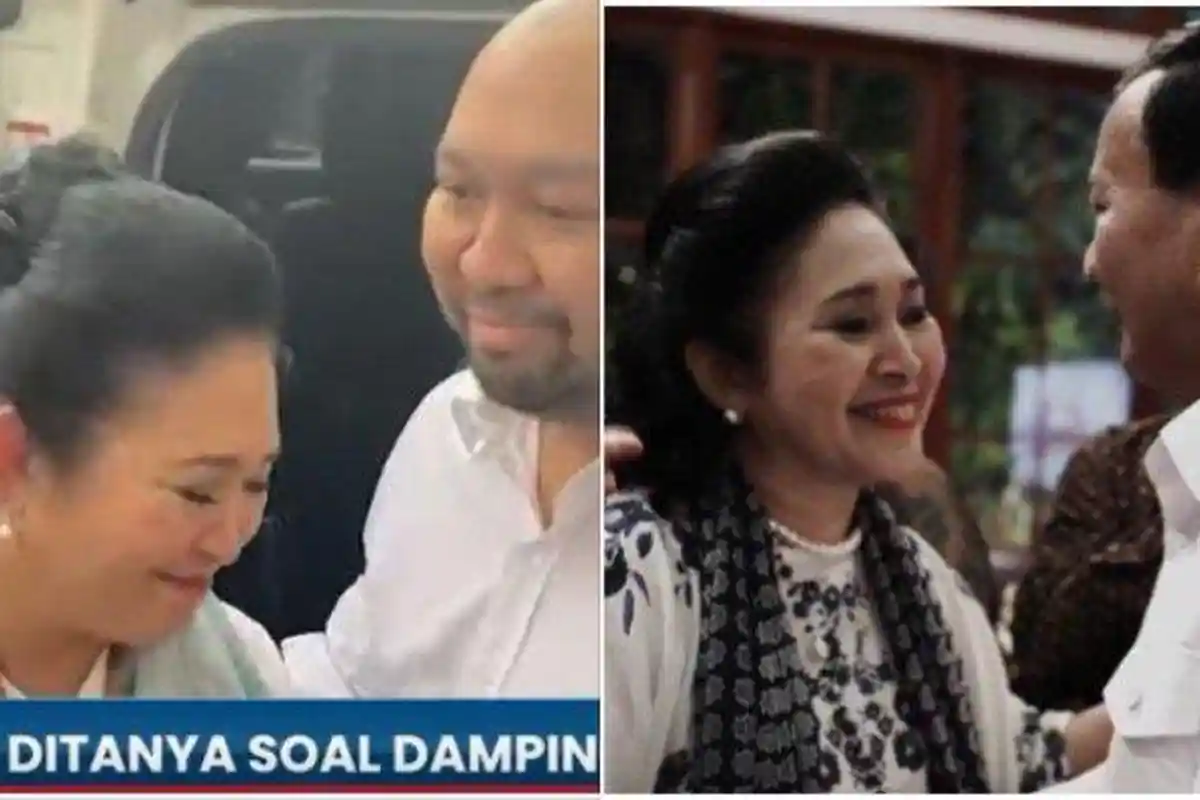 Reaksi Titiek Soeharto Ditanya Soal Jadi Ibu Negara Dampingi Prabowo Subianto Terpilih Jadi Presiden