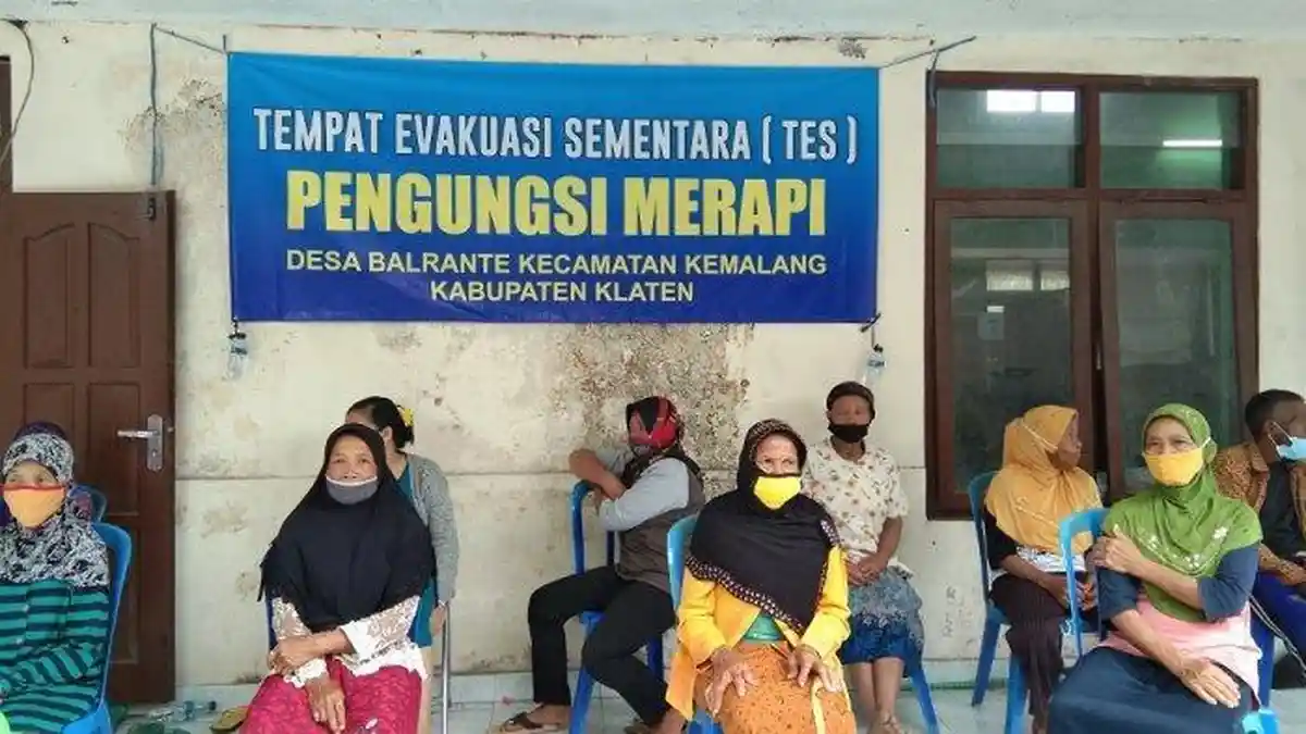 Semua Pengungsi Gunung Merapi di Desa Tegalmulyo dan Balerante Klaten Negatif Covid-19