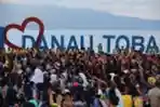 Api Obor Asian Games 2018 Diarak Keliling Danau Toba